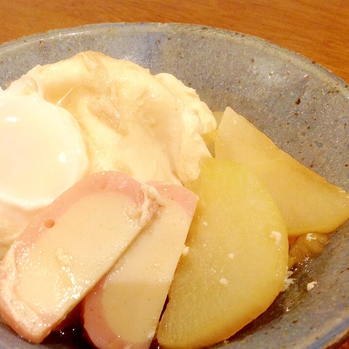 やさしい味!大根の卵とじ